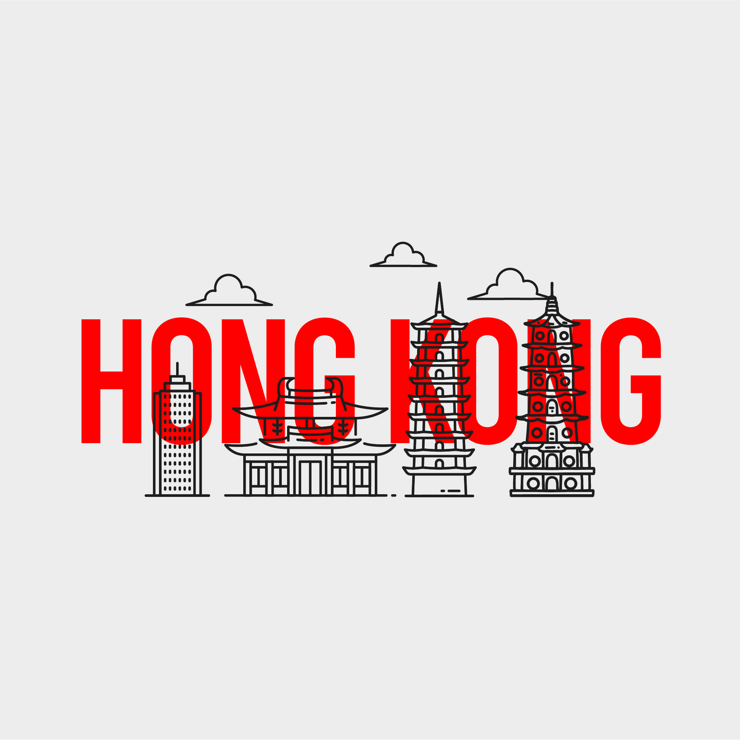 Hong Kong City T-shirt