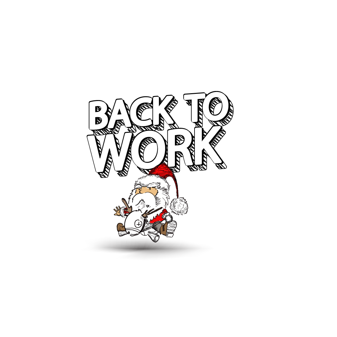 Back to Work Santa Hoodie