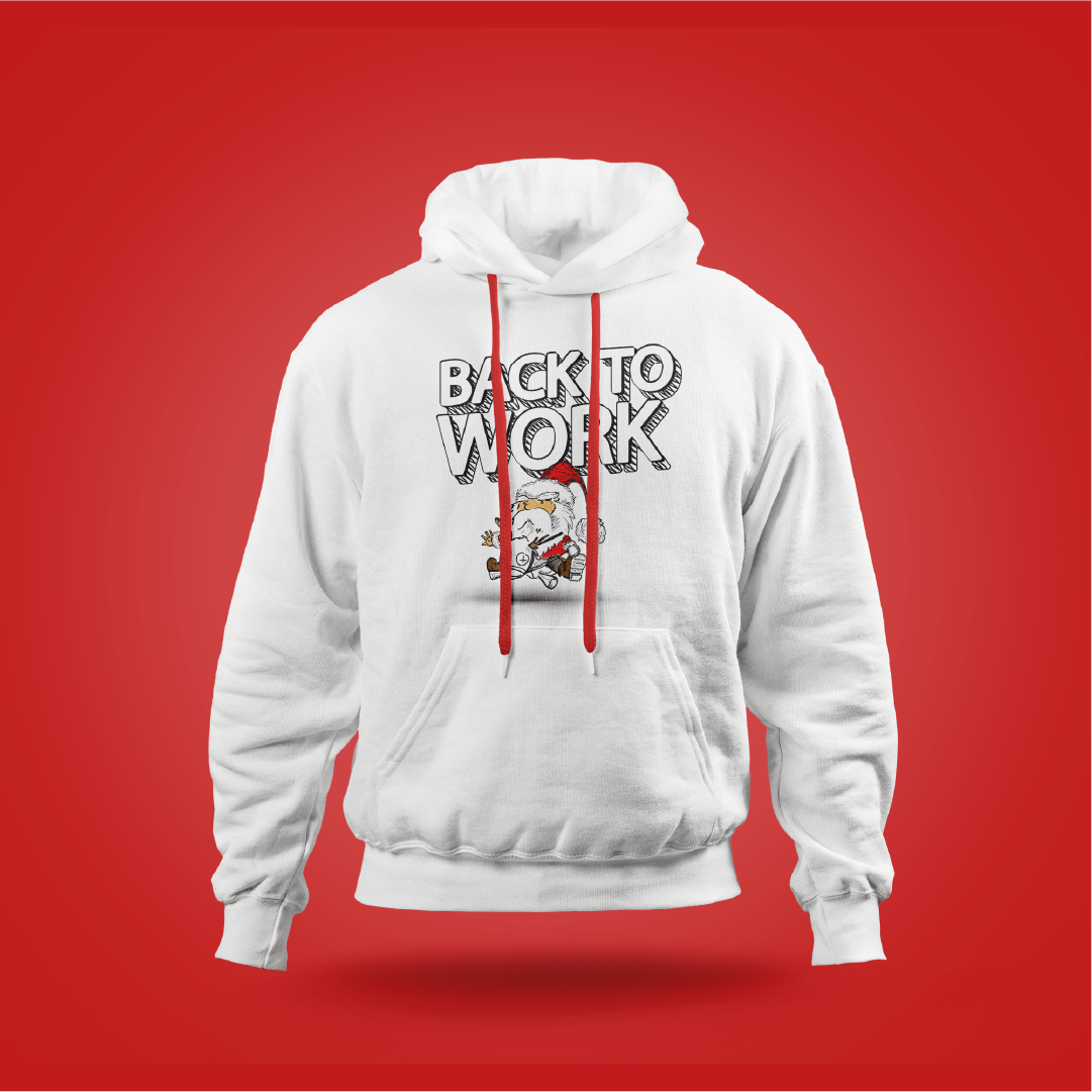 Back to Work Santa Hoodie